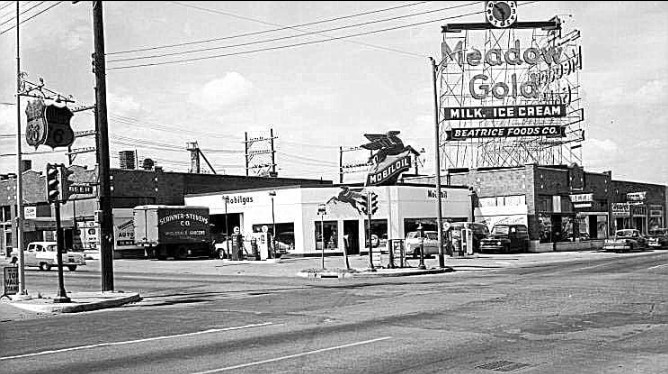 Old Mobil Gas Service Station