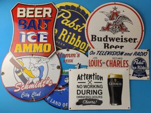 Vintage Porcelain Signs