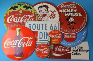 Vintage Porcelain Signs Coca Cola