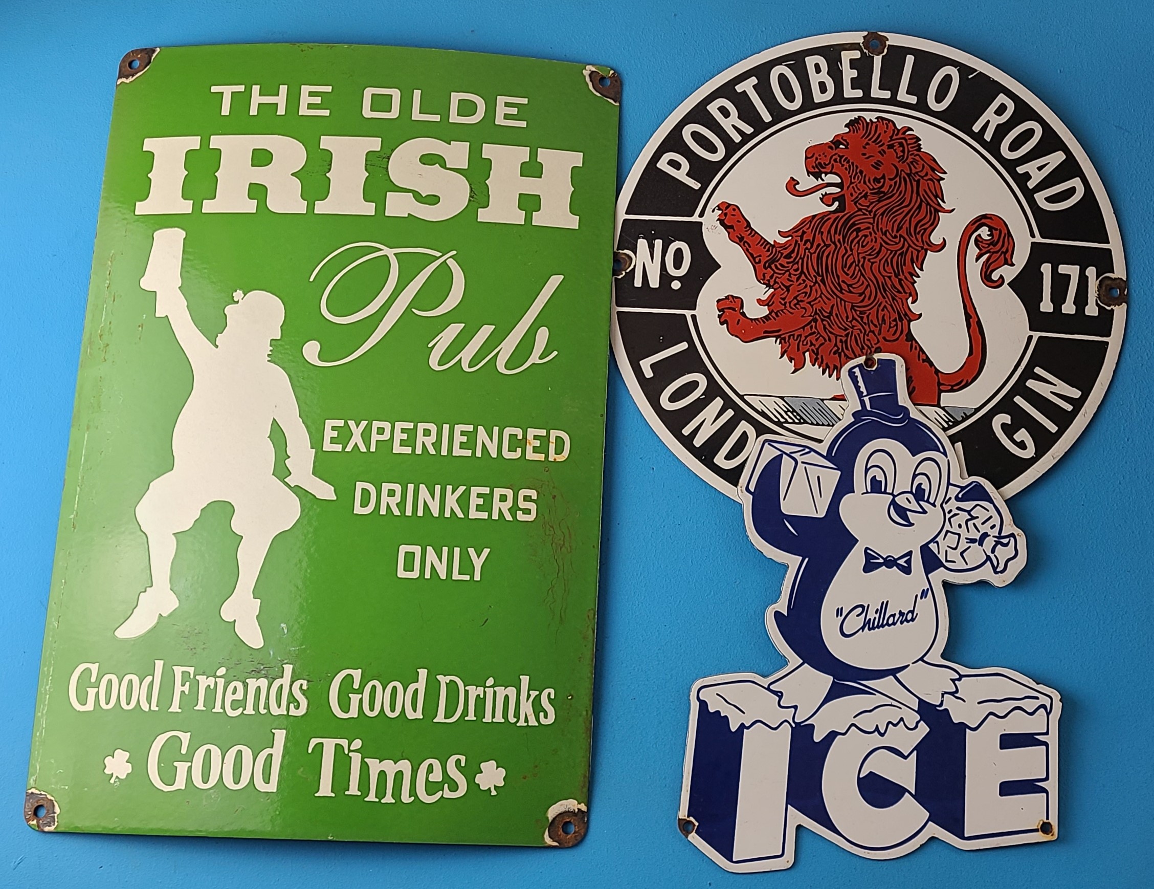 Vintage Porcelain Signs