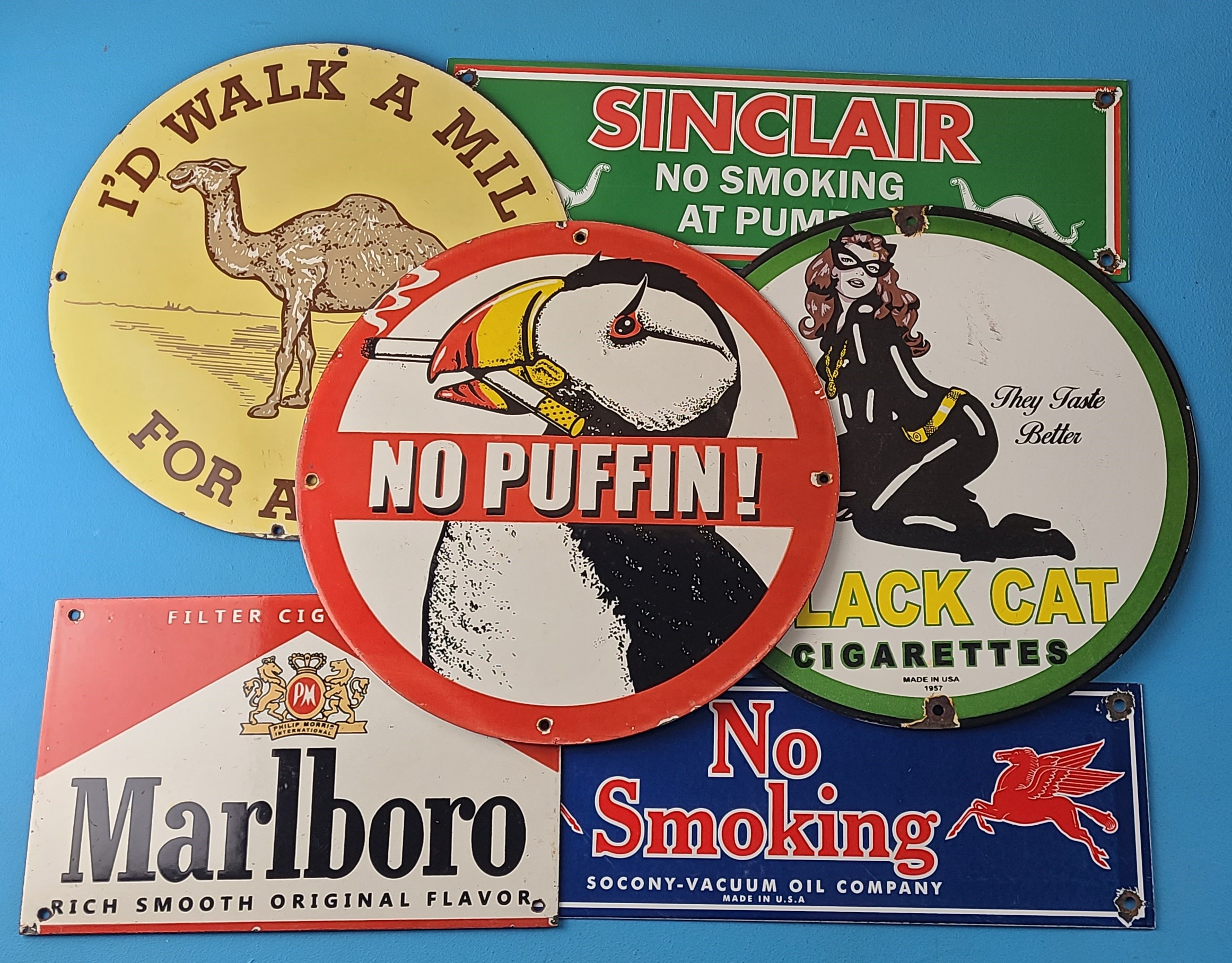 Vintage Porcelain Signs