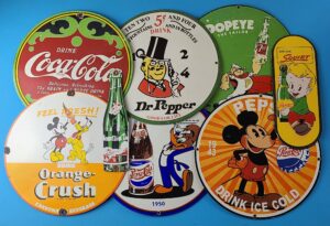 Vintage Porcelain Signs