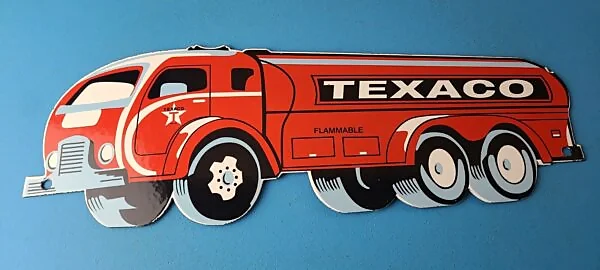 Vintage Texaco Gasoline Porcelain Sign Gas Sales Service Grease Truck Sign 306105175749 600x270 1