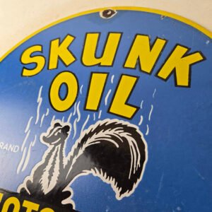 gas oil pump plate sign