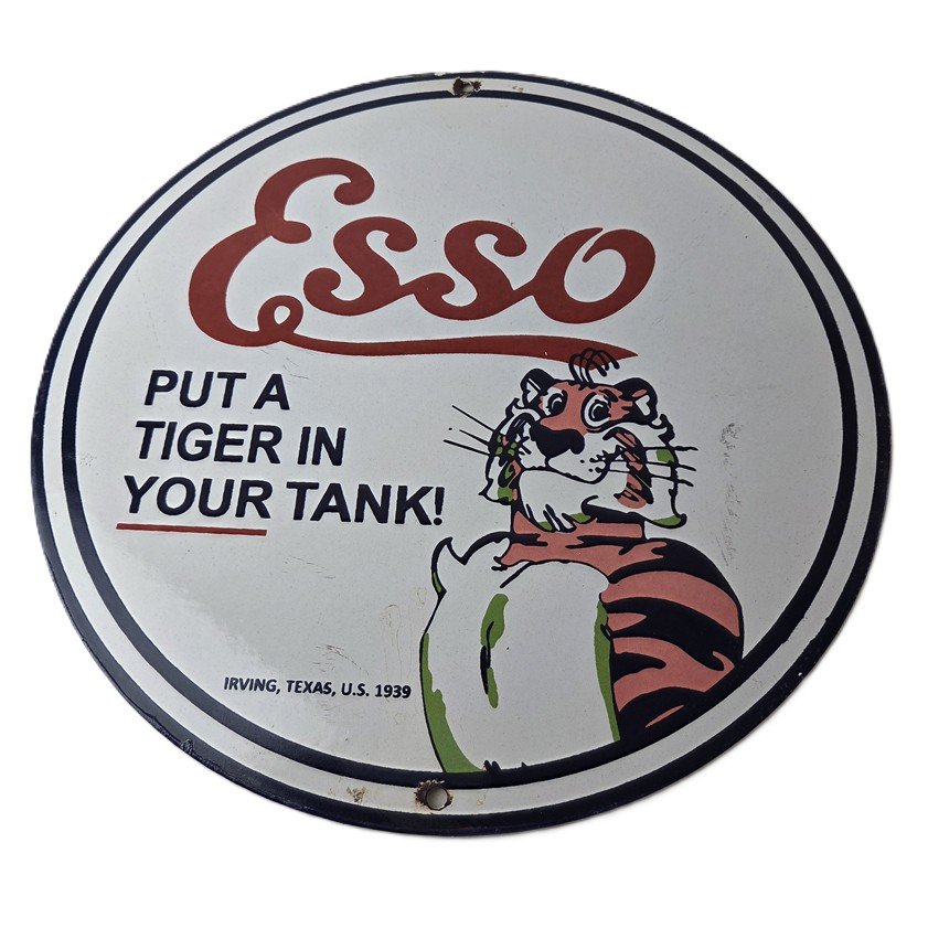 Vintage advertising sign
