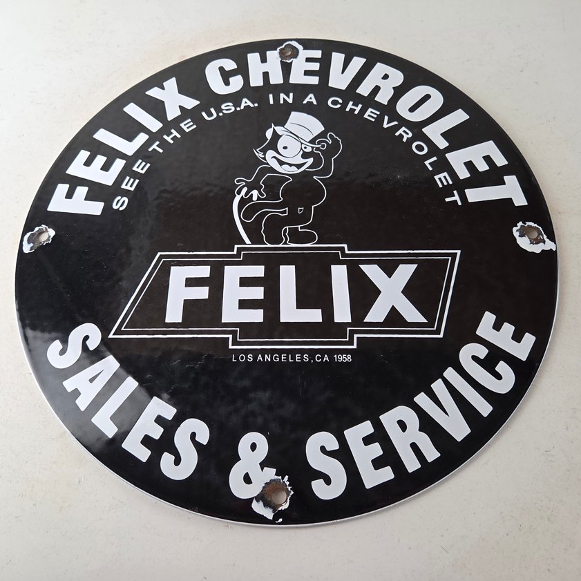 Vintage advertising sign