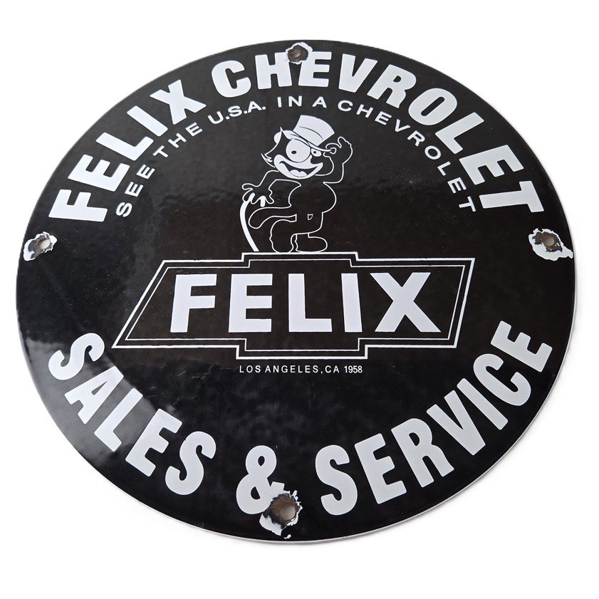 Vintage advertising sign