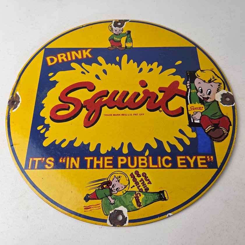 Vintage advertising porcelain signs