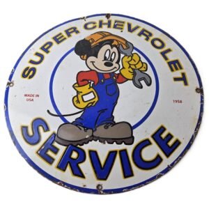 porcelain gas pump plate signs