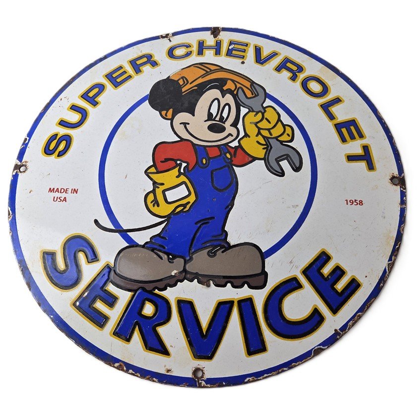 porcelain gas pump plate signs