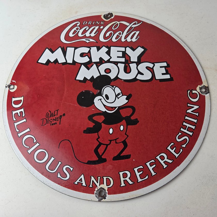 Vintage advertising porcelain signs
