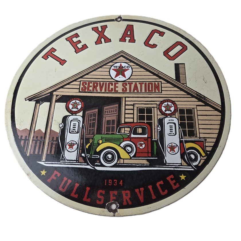 Vintage advertising sign
