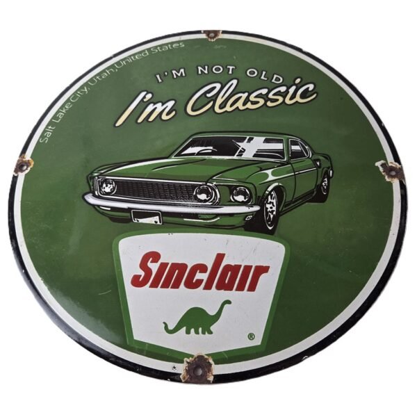 Buy Vintage Sinclair Classic Gasoline Pump Porcelain Sign