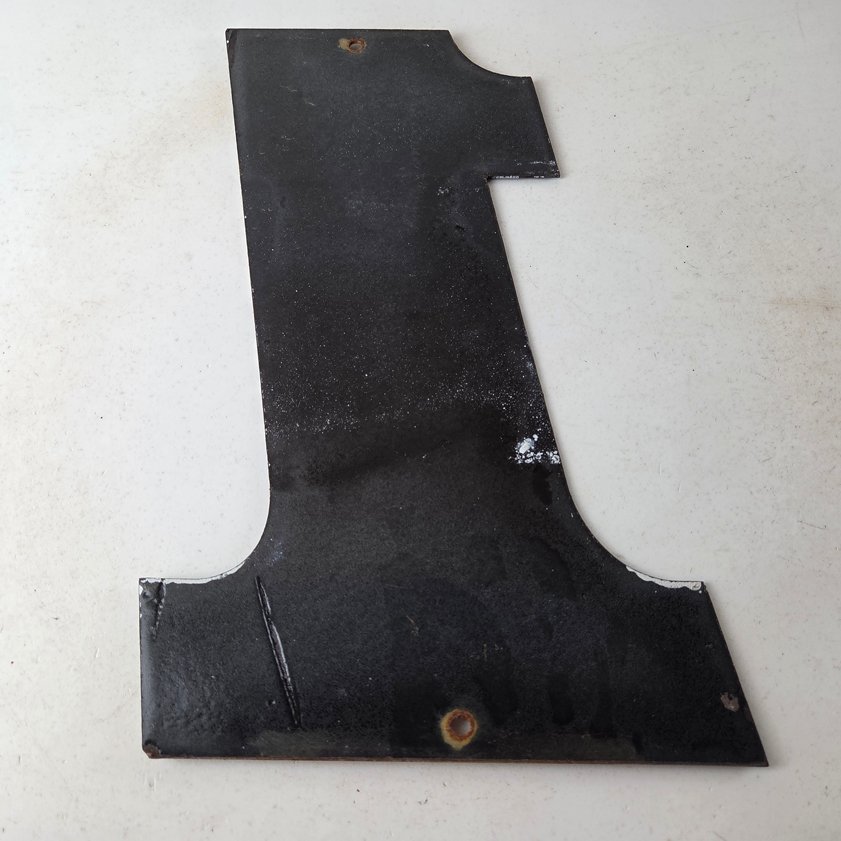 Vintage Harley Davidson Motorcycles Sign - Porcelain USA American Flag Gas Sign - Image 4