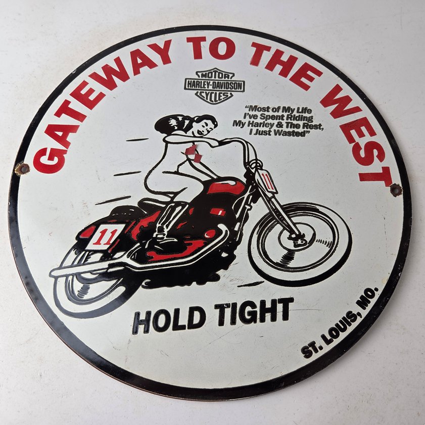 Vintage advertising porcelain signs