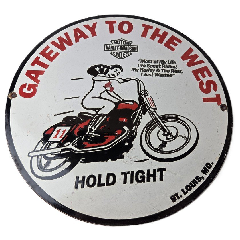 Vintage advertising porcelain signs