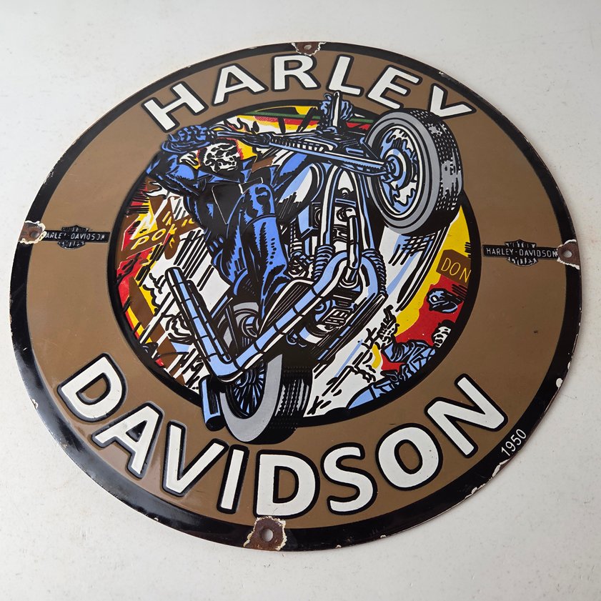Vintage advertising porcelain signs