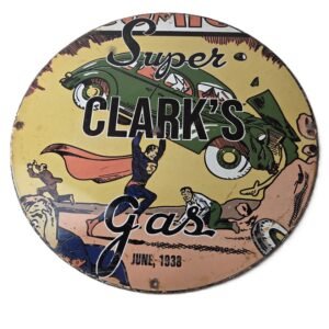 porcelain gas pump plate signs