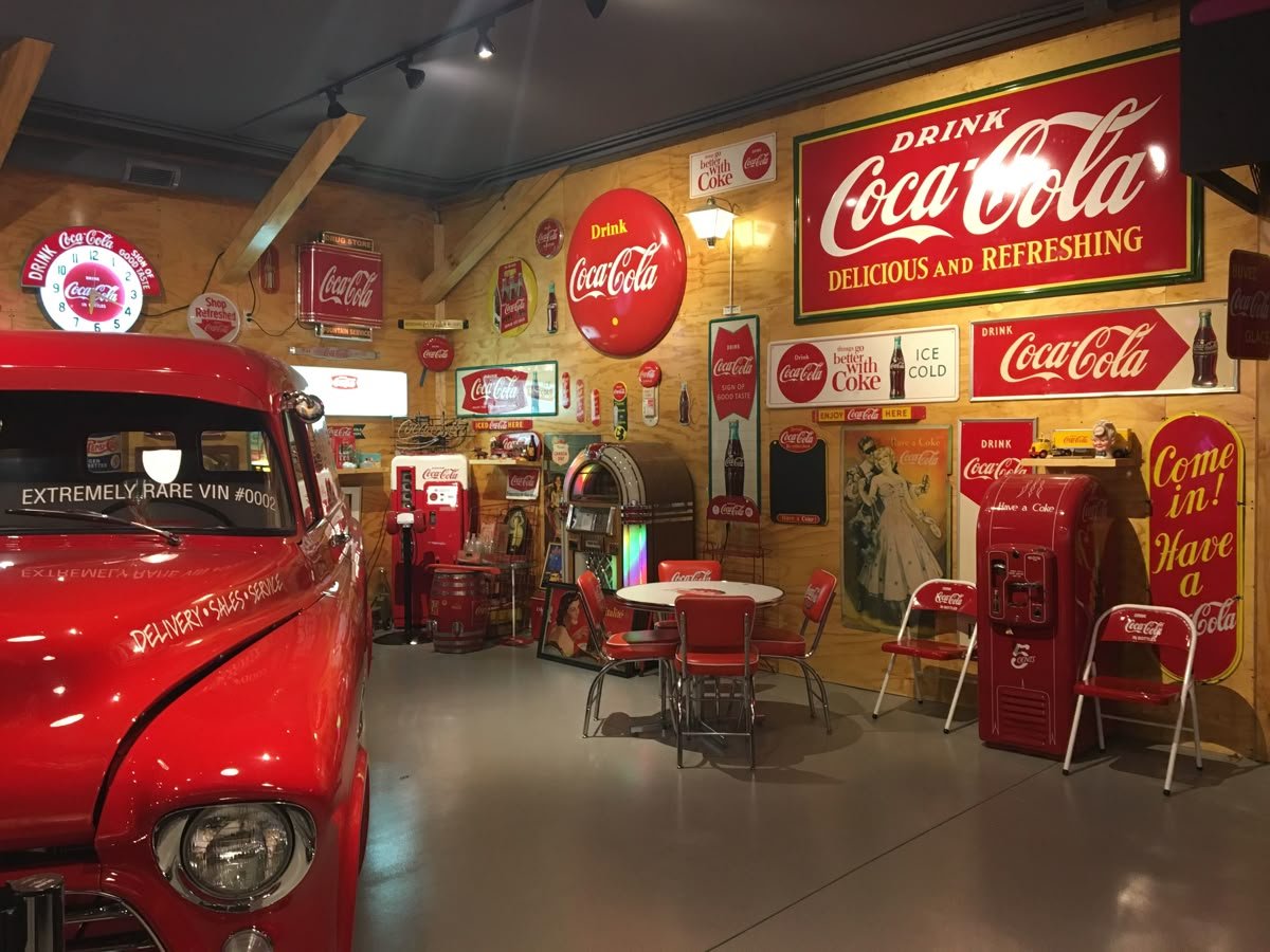 Vintage Coca-Cola porcelain advertising sign