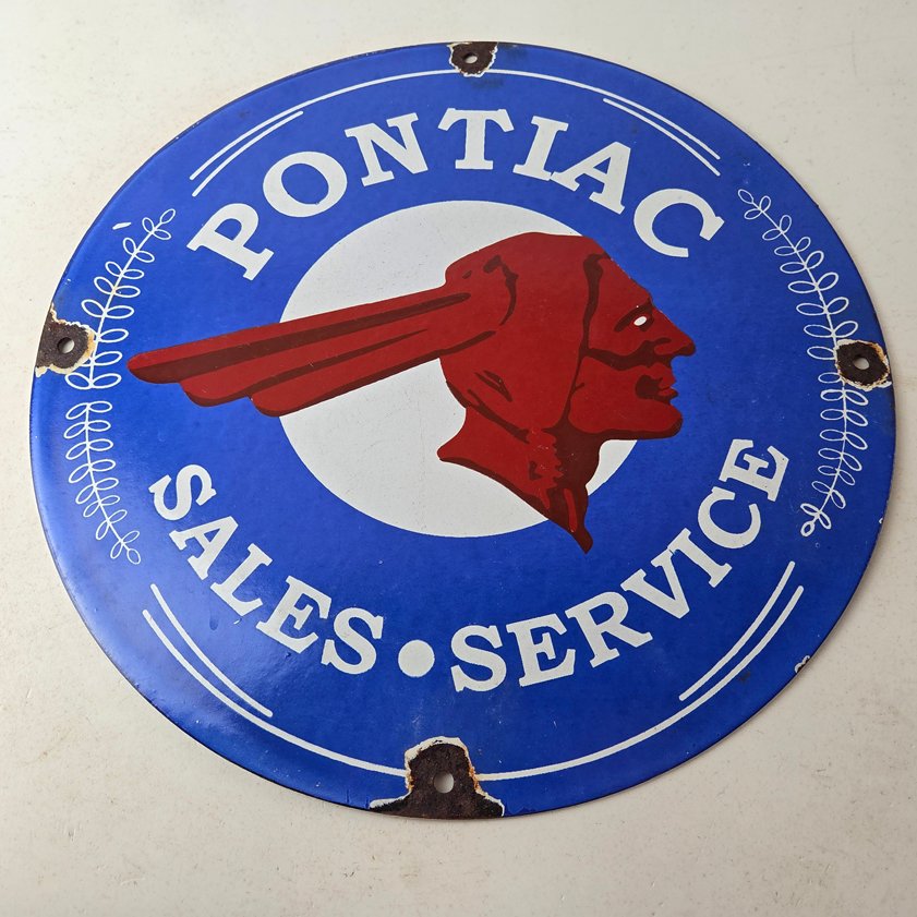 porcelain gas pump plate signs
