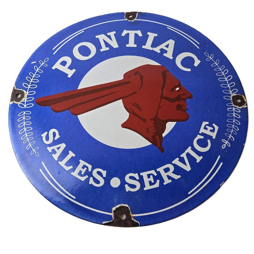 porcelain gas pump plate signs