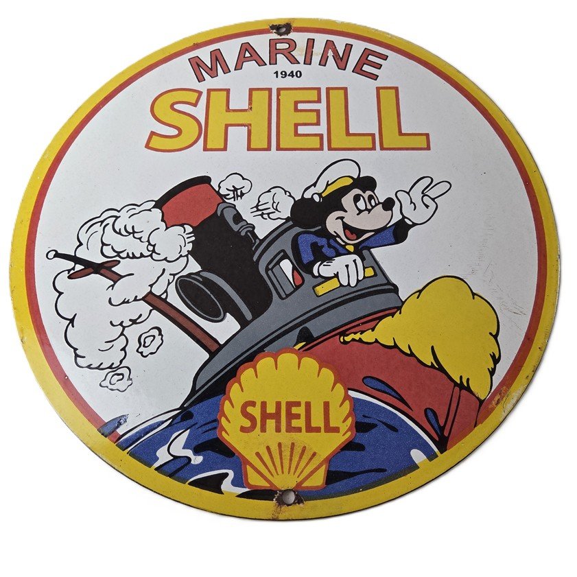 Vintage advertising sign