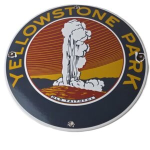 Vintage advertising porcelain signs