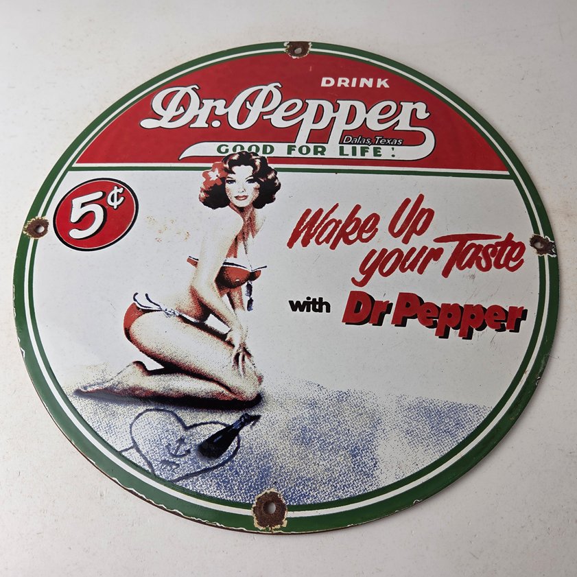 Vintage advertising porcelain signs