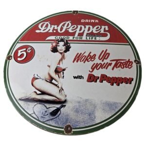 Vintage advertising porcelain signs