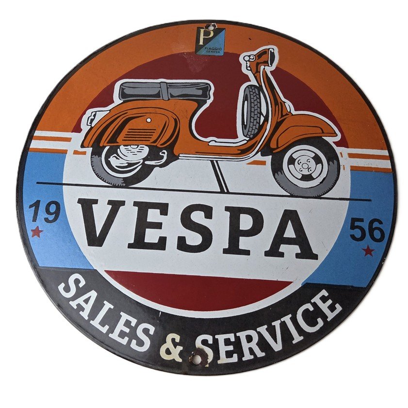 Vintage advertising porcelain signs