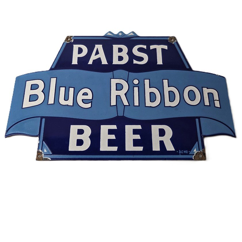 Vintage porcelain gas pump plate signs
