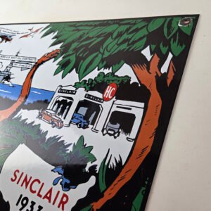 porcelain gas pump plate signs