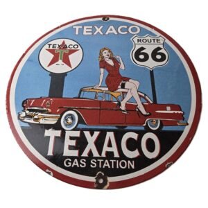 porcelain gas pump plate signs