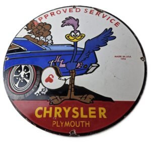 porcelain gas pump plate signs