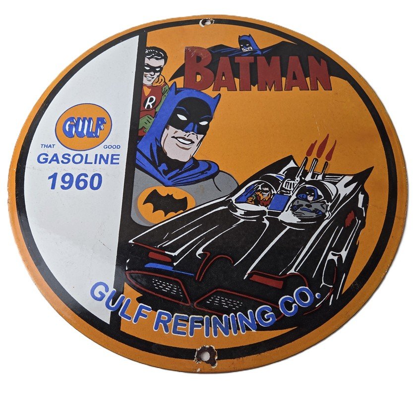 porcelain gas pump plate signs