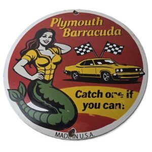 porcelain gas pump plate signs