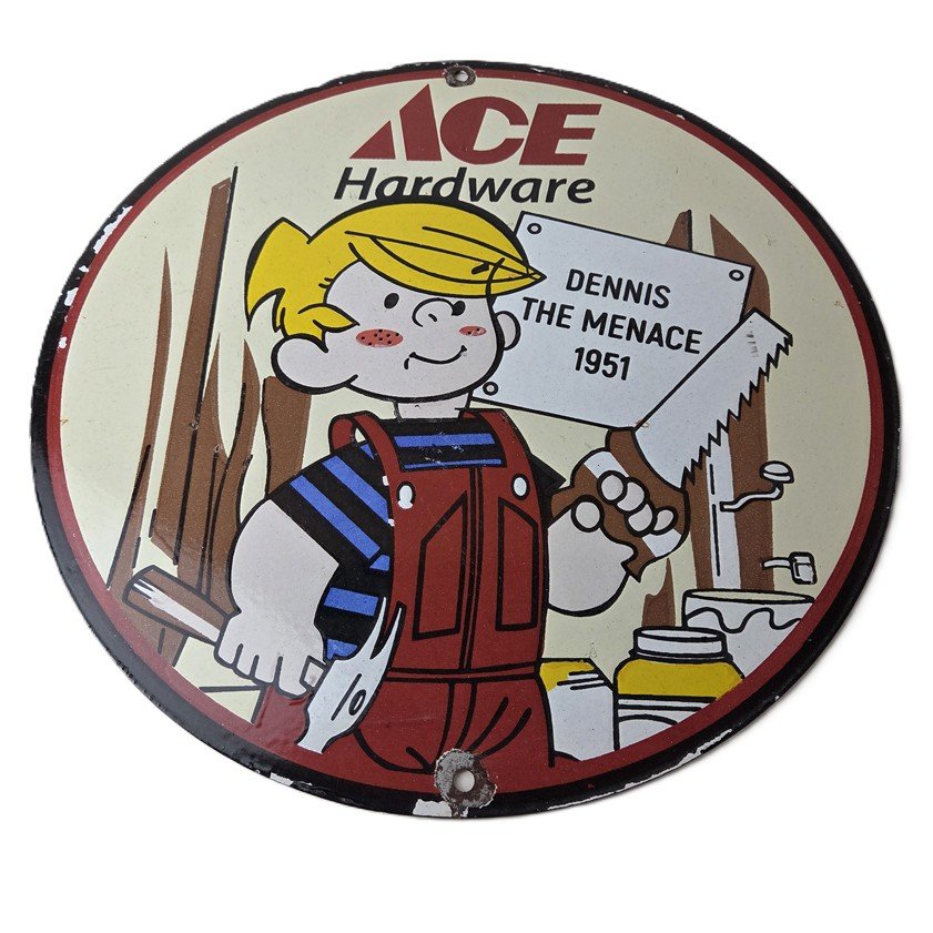 Vintage advertising sign
