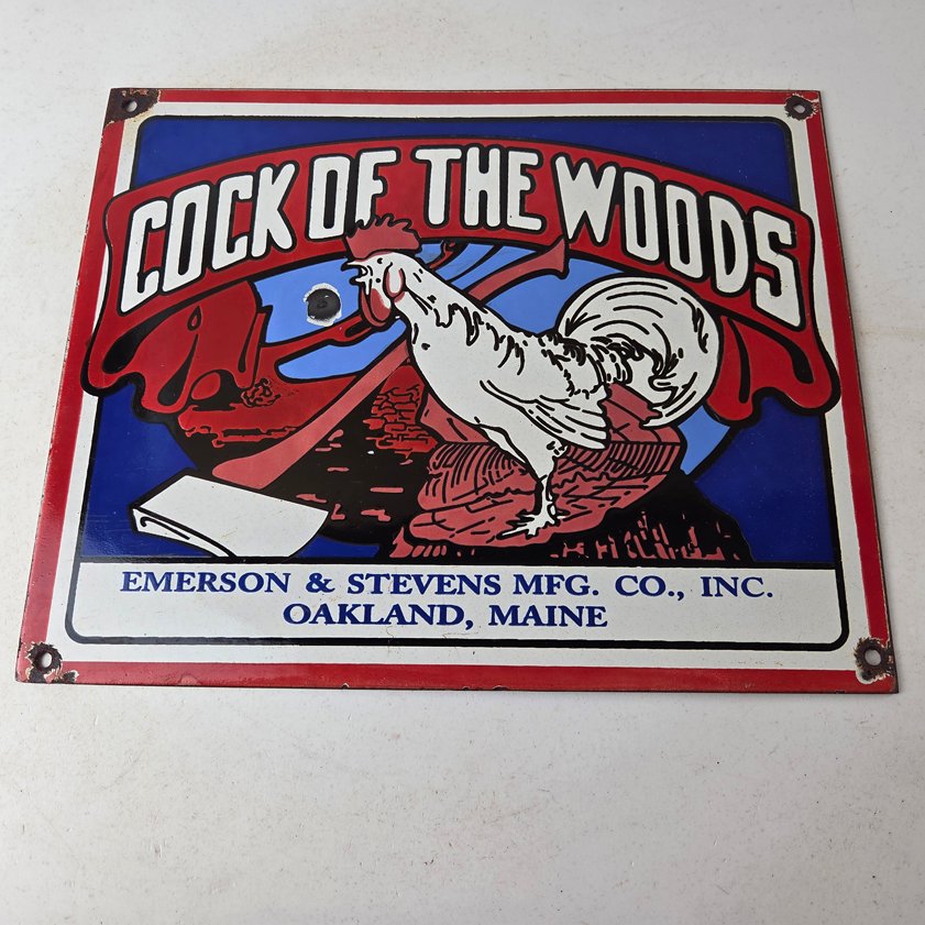 Vintage advertising sign