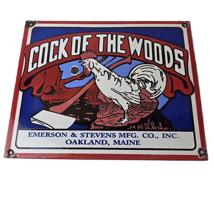 Vintage advertising sign