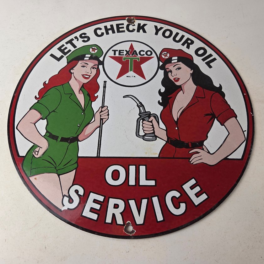 Vintage advertising sign