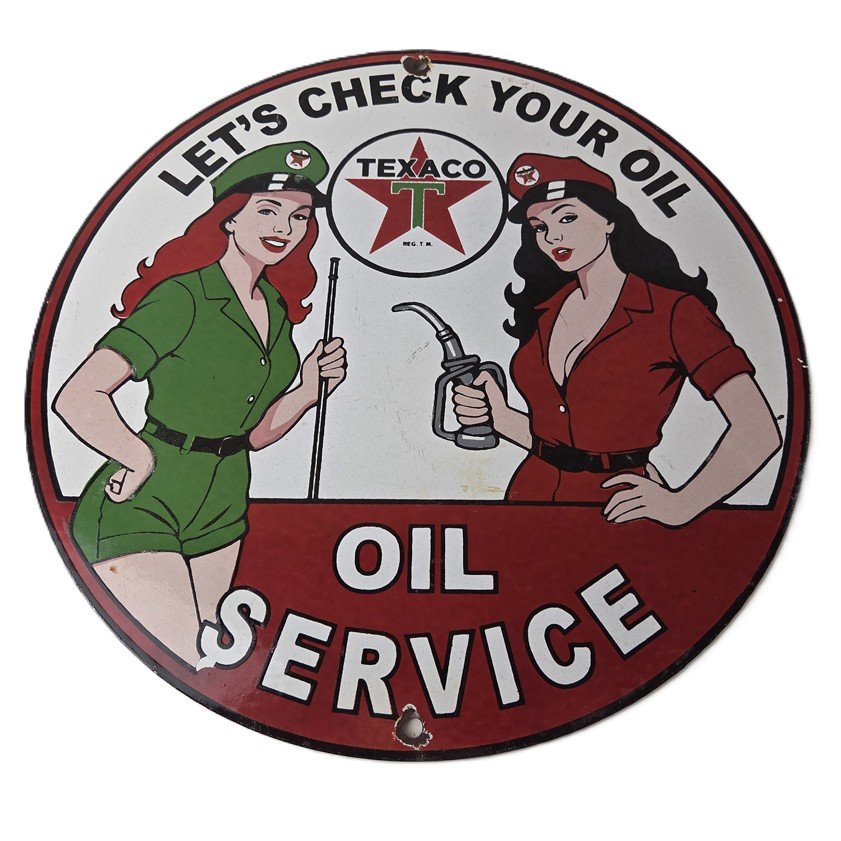 Vintage advertising sign