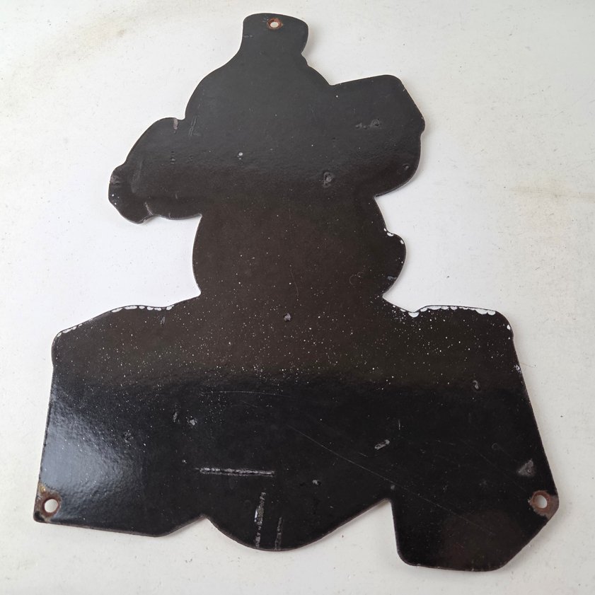 Vintage Chillard Ice Sign - Ice Cubes Chilly Willy Gas Service Porcelain Sign - Image 6