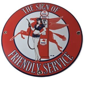 Vintage advertising sign