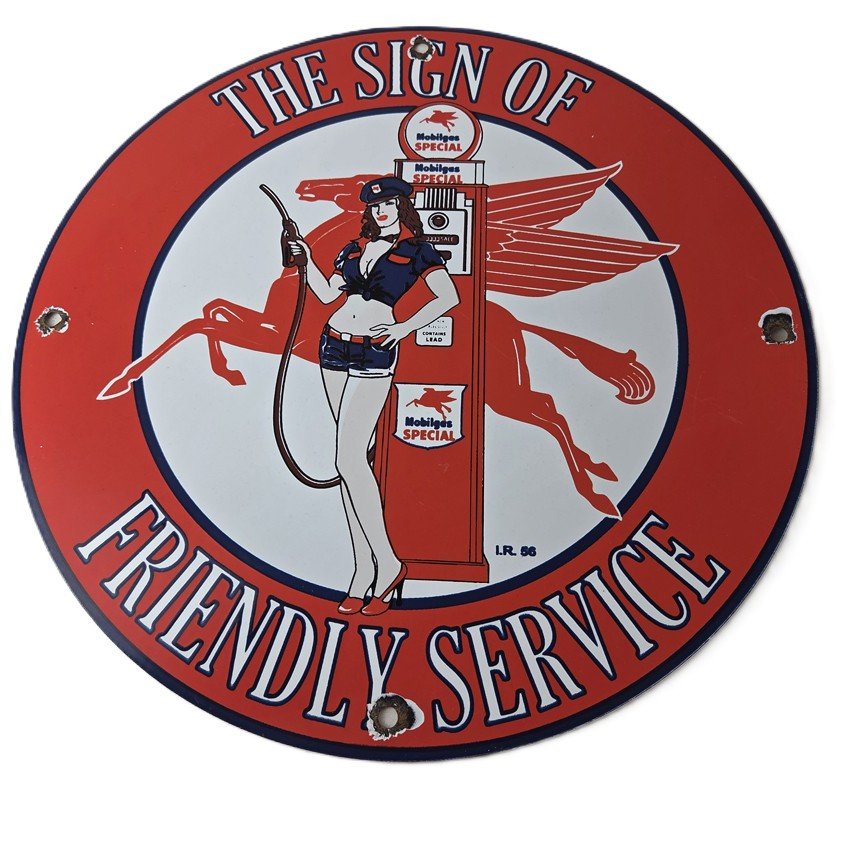 Vintage advertising sign