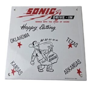Vintage advertising porcelain signs