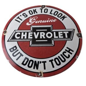 porcelain gas pump plate signs