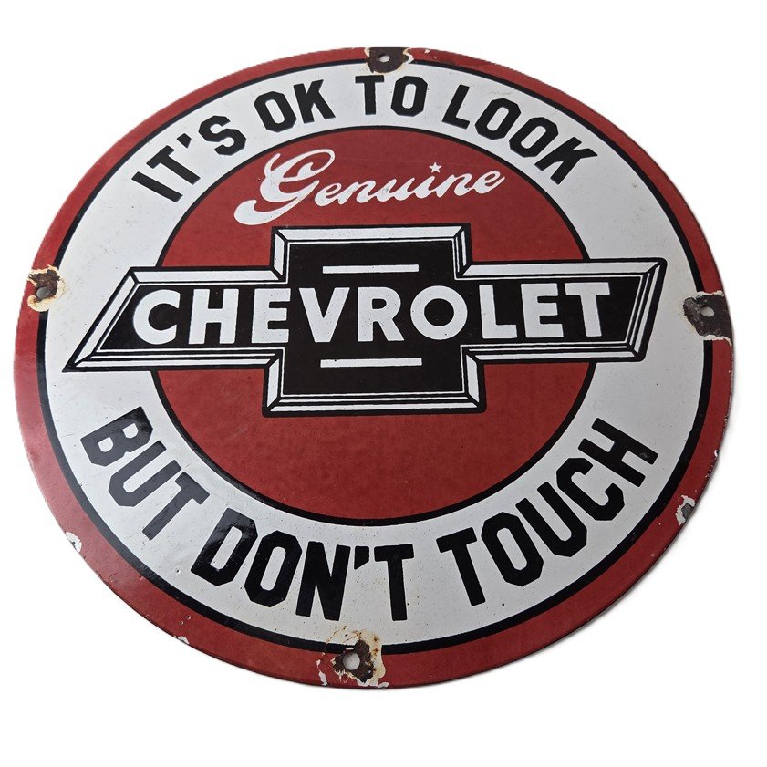 porcelain gas pump plate signs