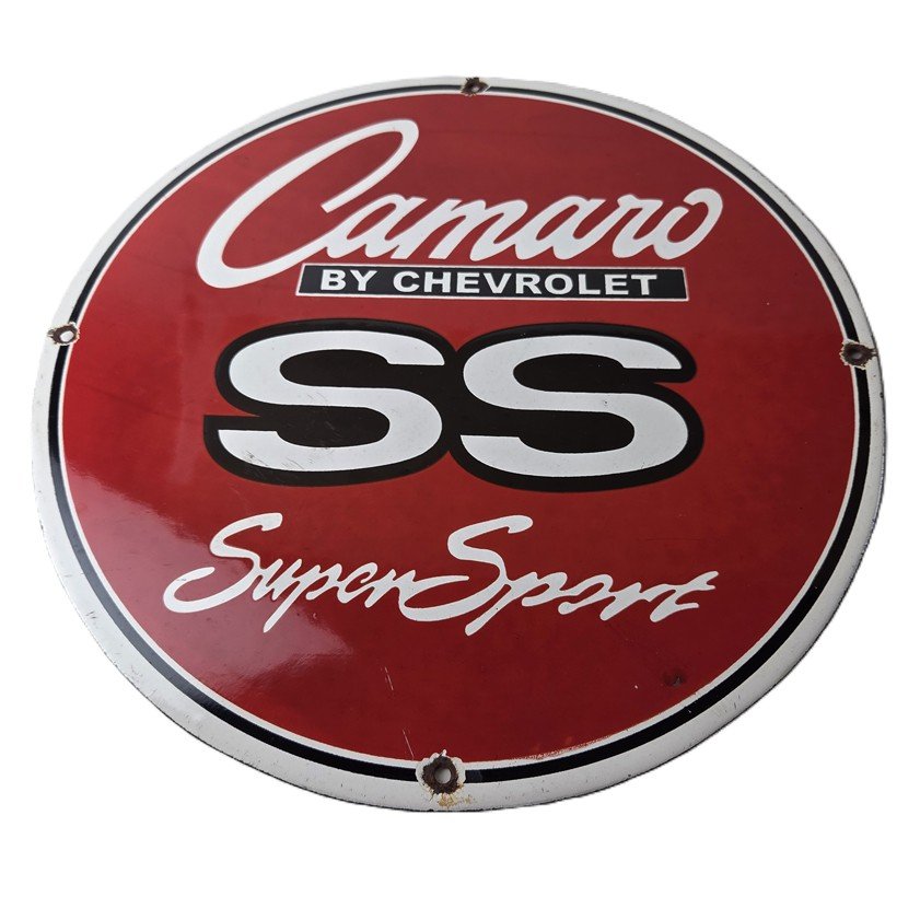 porcelain gas pump plate signs