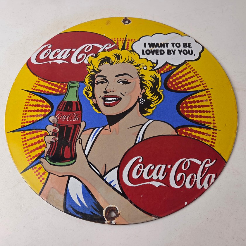 Vintage advertising porcelain signs