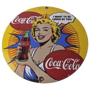 Vintage advertising porcelain signs